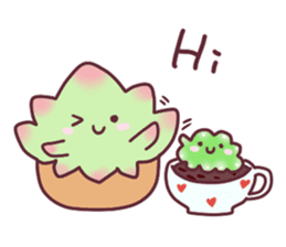 succulent plant party(International) sticker #4702206