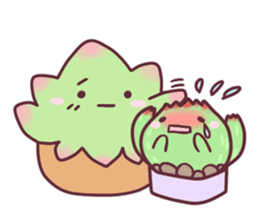 succulent plant party(International) sticker #4702227