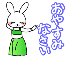 Belly dance Bunny sticker #4702313