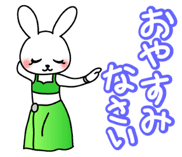 Belly dance Bunny sticker #4702313