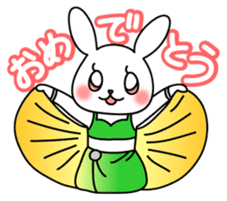 Belly dance Bunny sticker #4702320