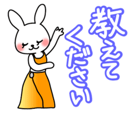 Belly dance Bunny sticker #4702344