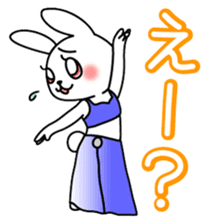 Belly dance Bunny sticker #4702346