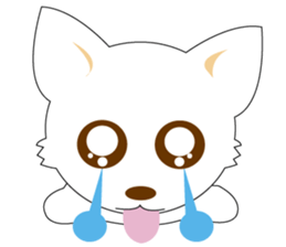 lovely white tiwawa sticker #4703762