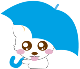 lovely white tiwawa sticker #4703781