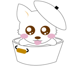 lovely white tiwawa sticker #4703784