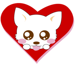 lovely white tiwawa sticker #4703788