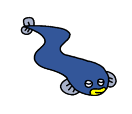 an extravagant eel sticker #4703806