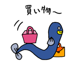 an extravagant eel sticker #4703812