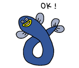 an extravagant eel sticker #4703820