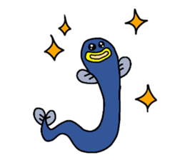 an extravagant eel sticker #4703825