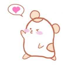 very very very cute hamster sticker #4703912