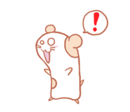 very very very cute hamster sticker #4703913