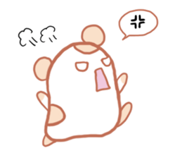 very very very cute hamster sticker #4703914