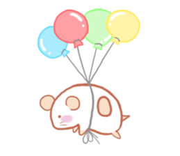 very very very cute hamster sticker #4703919