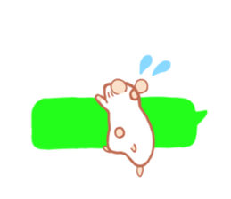 very very very cute hamster sticker #4703922