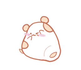 very very very cute hamster sticker #4703929