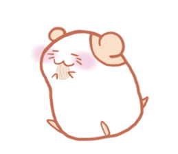 very very very cute hamster sticker #4703930