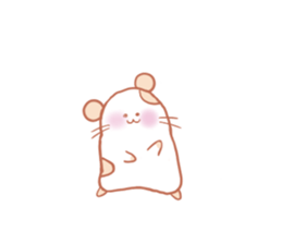 very very very cute hamster sticker #4703940