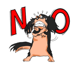 Dachshund Mr. go sticker #4704433