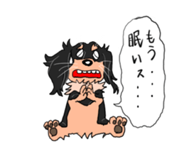 Dachshund Mr. go sticker #4704436