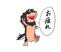 Dachshund Mr. go sticker #4704437