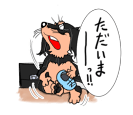 Dachshund Mr. go sticker #4704438