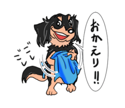 Dachshund Mr. go sticker #4704439
