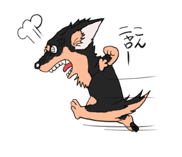 Dachshund Mr. go sticker #4704447