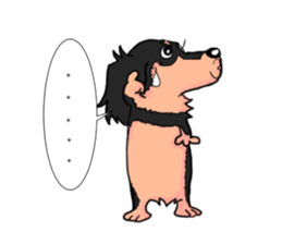 Dachshund Mr. go sticker #4704448