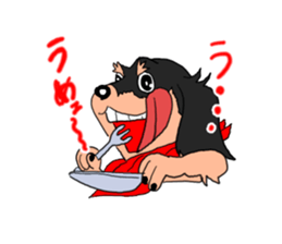 Dachshund Mr. go sticker #4704452