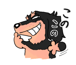 Dachshund Mr. go sticker #4704453