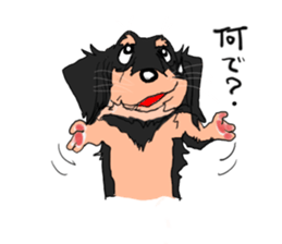 Dachshund Mr. go sticker #4704461