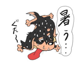 Dachshund Mr. go sticker #4704466