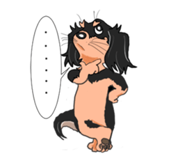 Dachshund Mr. go sticker #4704467