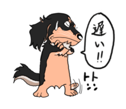 Dachshund Mr. go sticker #4704468