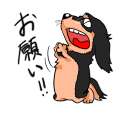 Dachshund Mr. go sticker #4704469