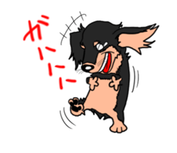 Dachshund Mr. go sticker #4704470