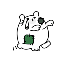 ManiKuma no ShiroKuma pt.2 sticker #4704539