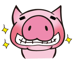 "BUU KO" of a pig sticker #4705072