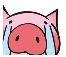 "BUU KO" of a pig sticker #4705101