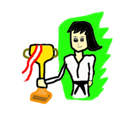Dramatic KARATE sticker #4705192