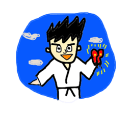 Dramatic KARATE sticker #4705193