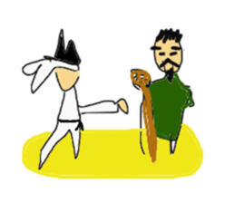 Dramatic KARATE sticker #4705199