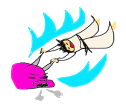 Dramatic KARATE sticker #4705203