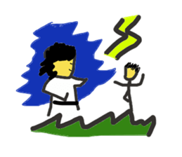 Dramatic KARATE sticker #4705221