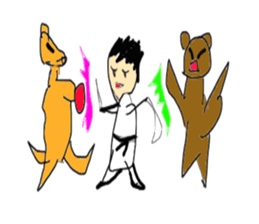 Dramatic KARATE sticker #4705223