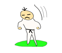 Dramatic KARATE sticker #4705227