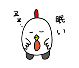 Chicken car Sticker by keimaru sticker #4706154