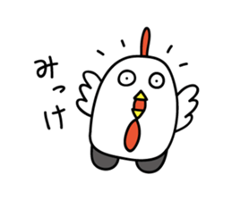 Chicken car Sticker by keimaru sticker #4706162